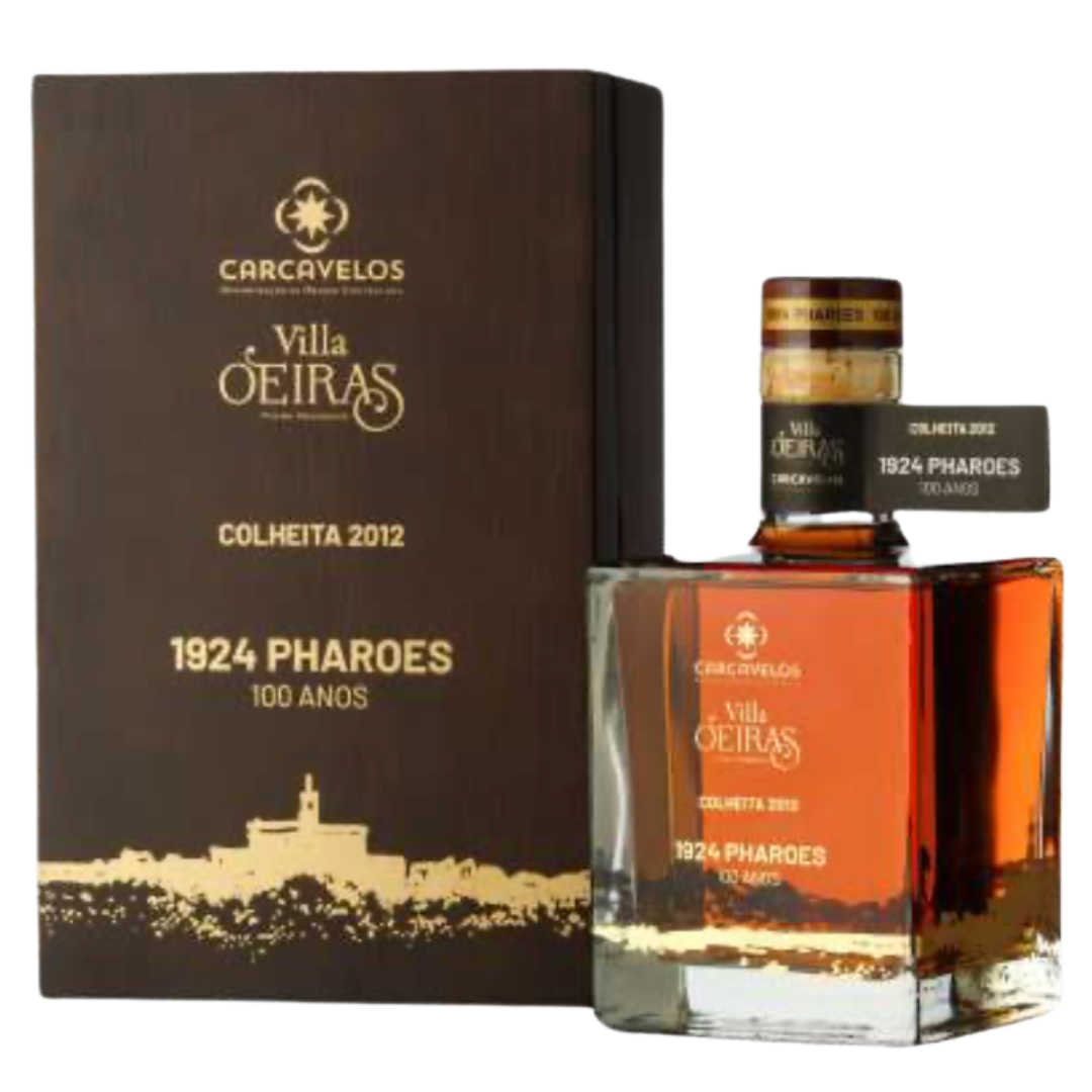 Coffret Villa Oeiras Bugio 1924 Pharoes Colheita 2012, 50cl