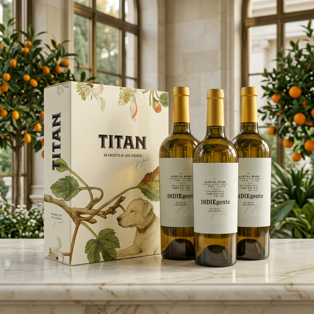 Coffret Titan of Beira Interior Indigiente Branco, 75cl
