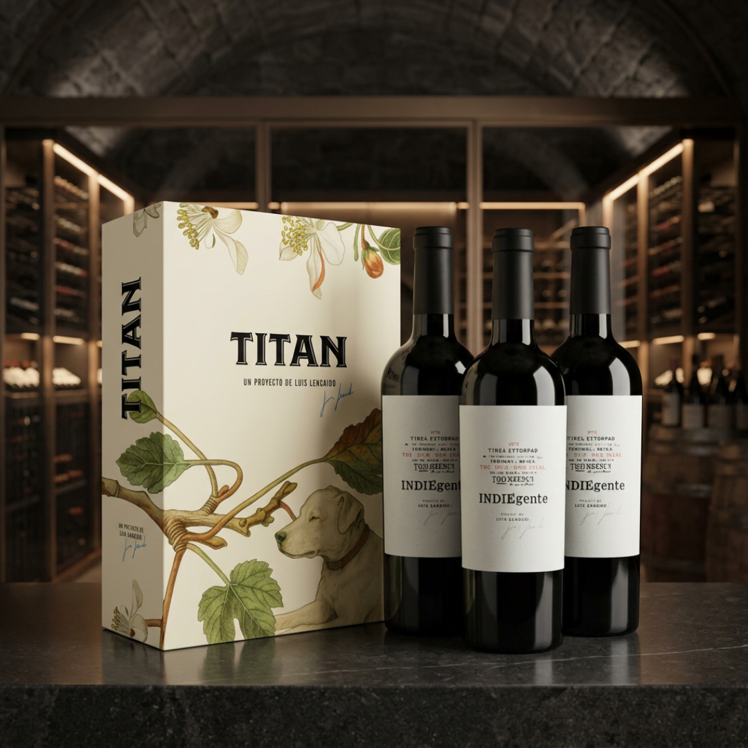 Coffret Titan of Beira Interior Indigiente Tinto, 75cl