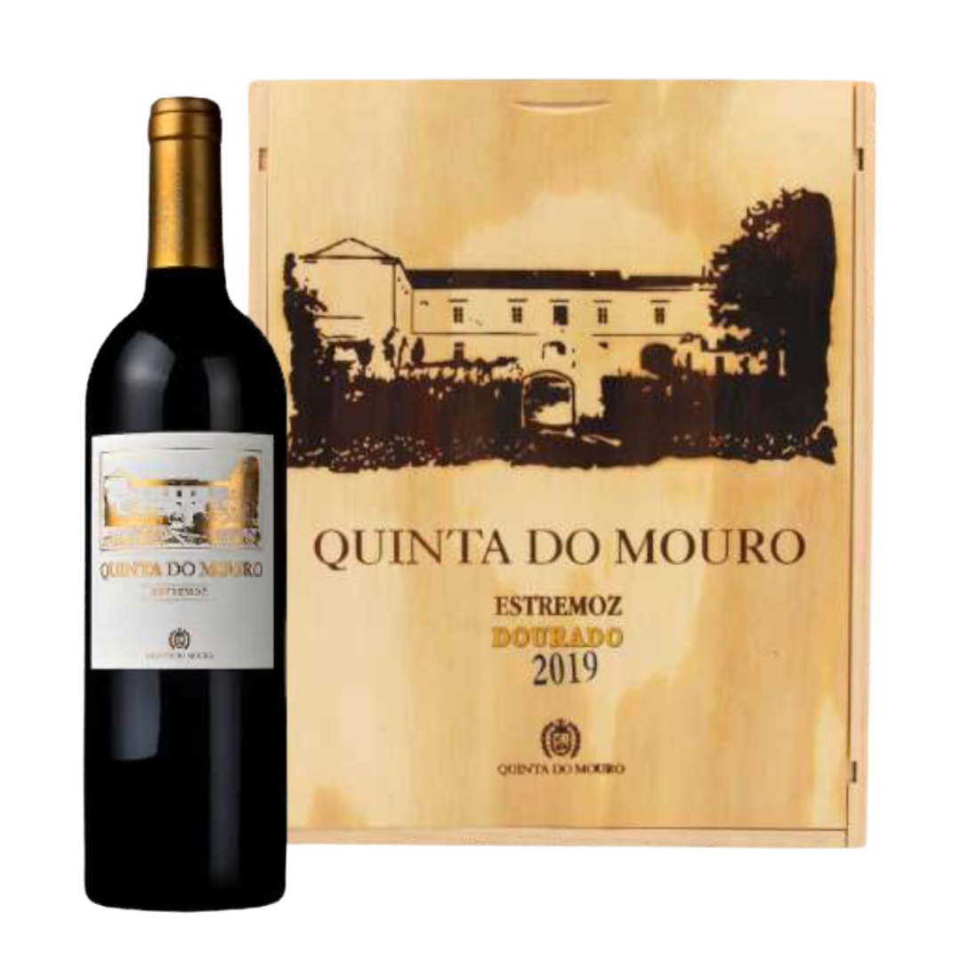 Conjunto Quinta do Mouro Rótulo Dourado