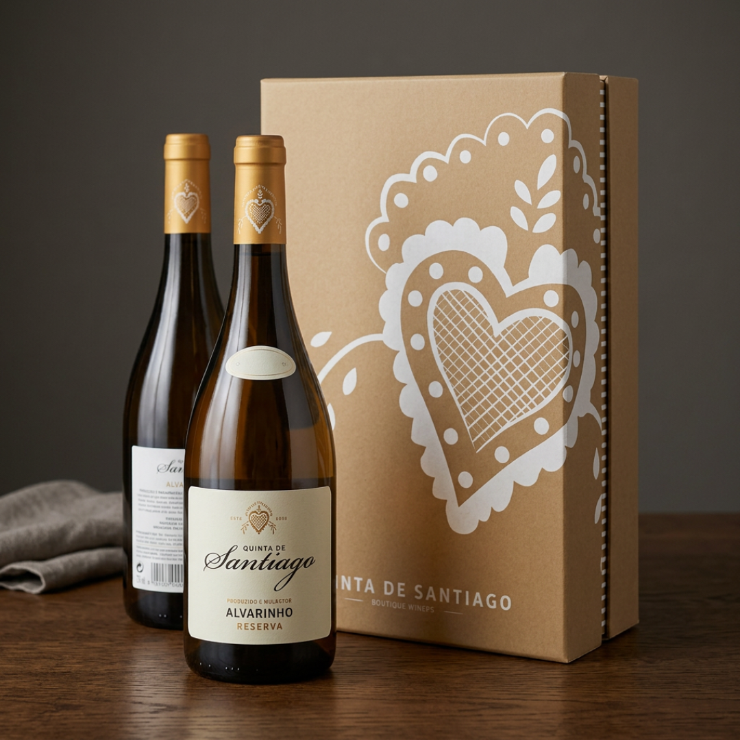 Coffret Quinta de Santiago Alvarinho, 75cl