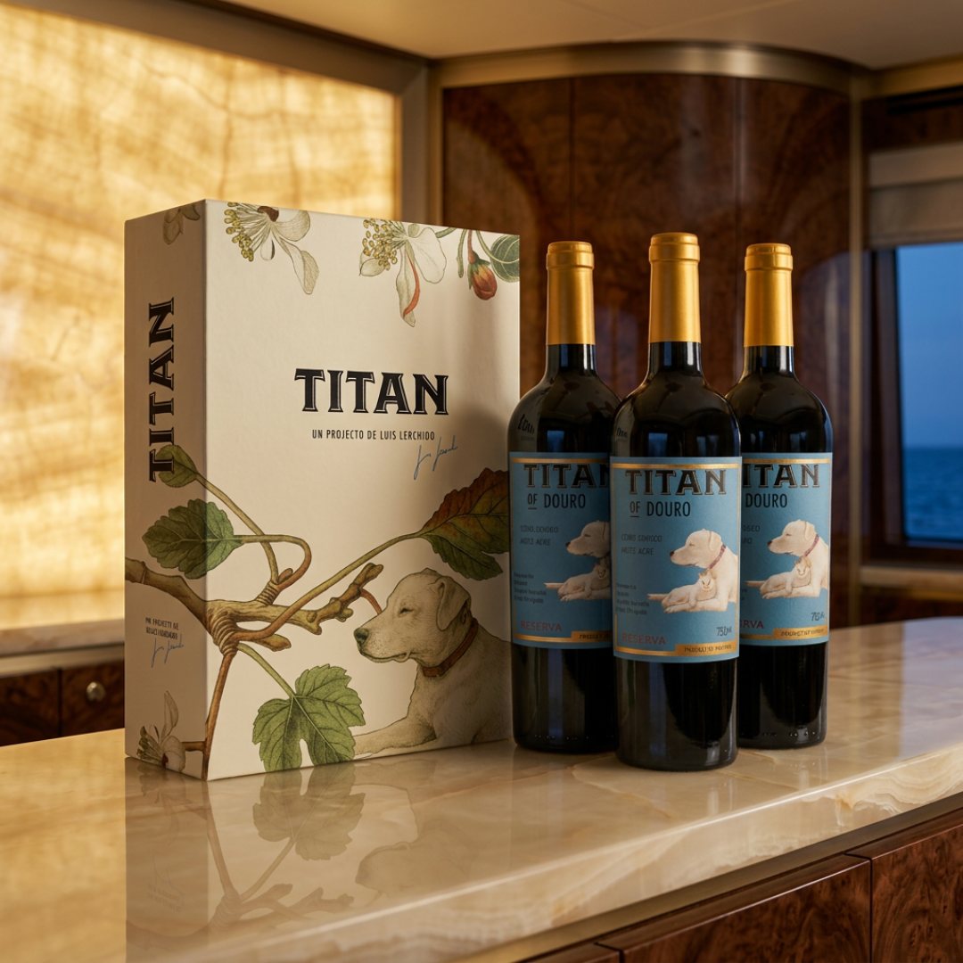 Coffret Titan of Douro Reserva Branco, 75cl