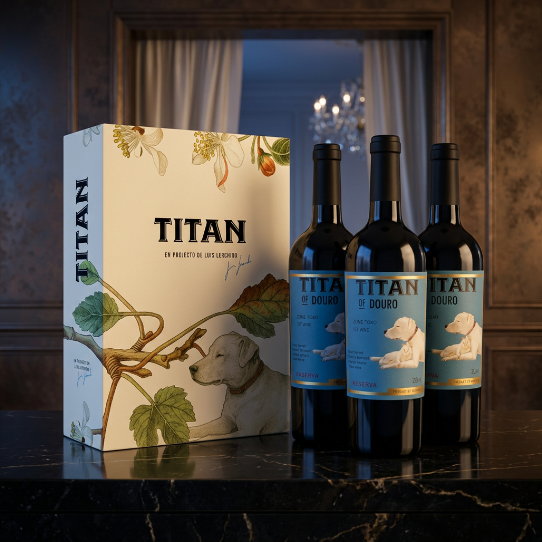 Coffret Titan of Douro Reserva Tinto, 75cl