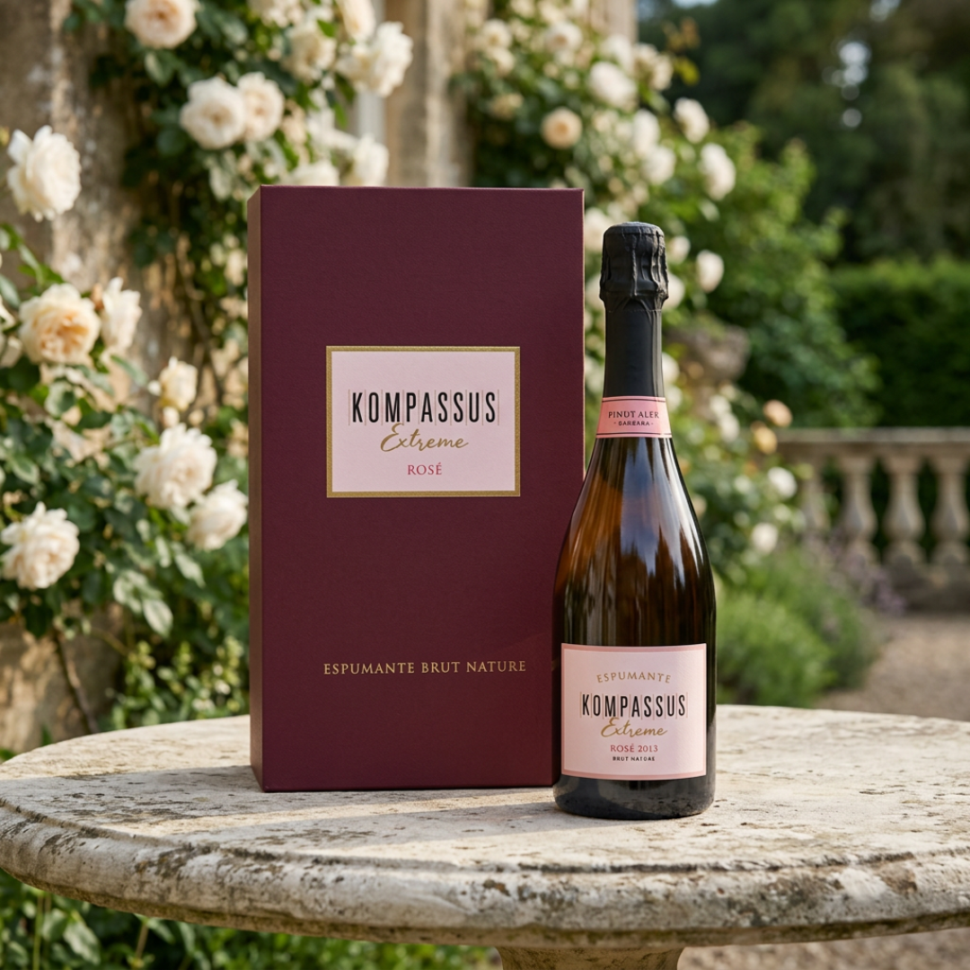 Coffret Kompassus Extreme Rosé Pinot Noir, 75cl