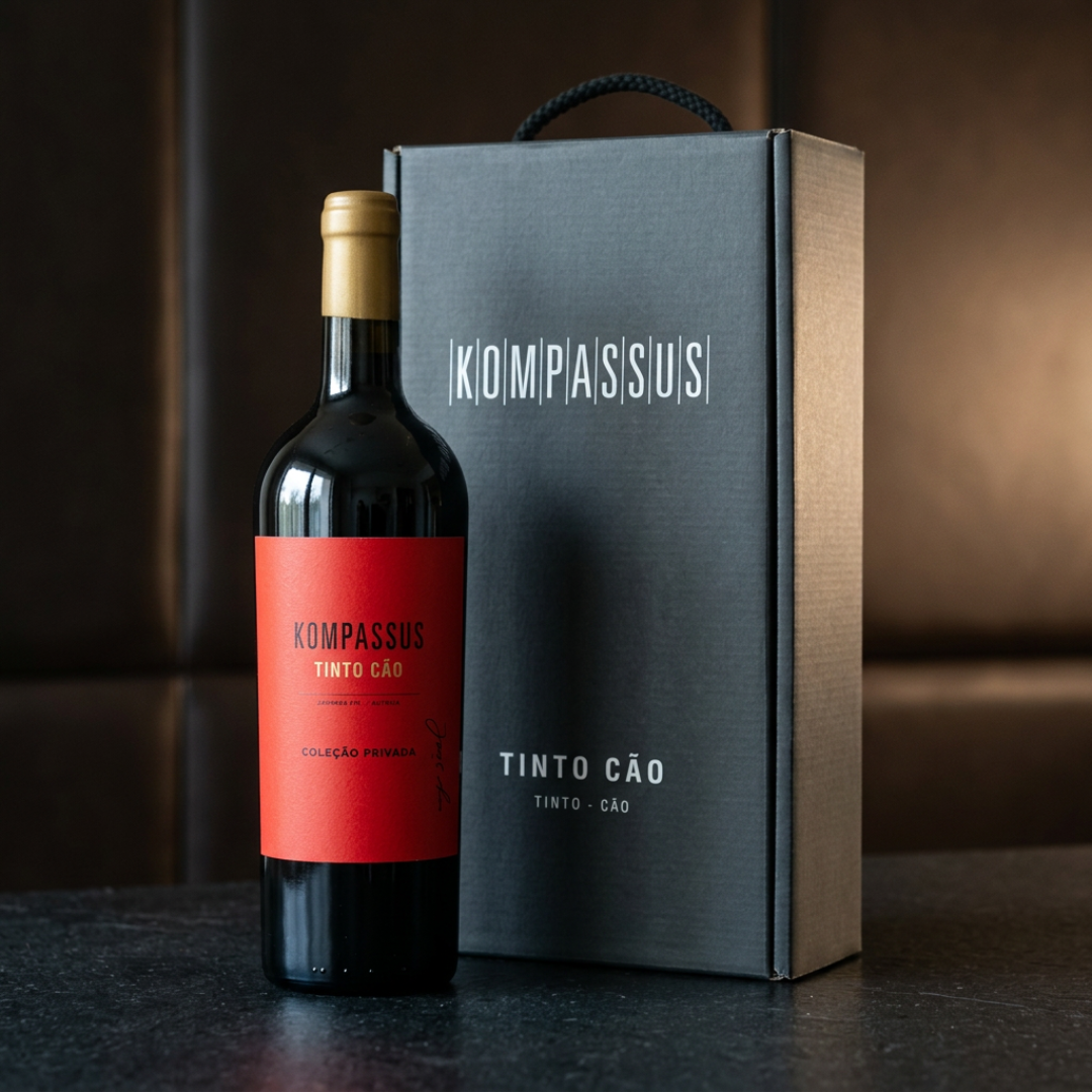 Coffret Kompassus Tinto Cão, 75cl