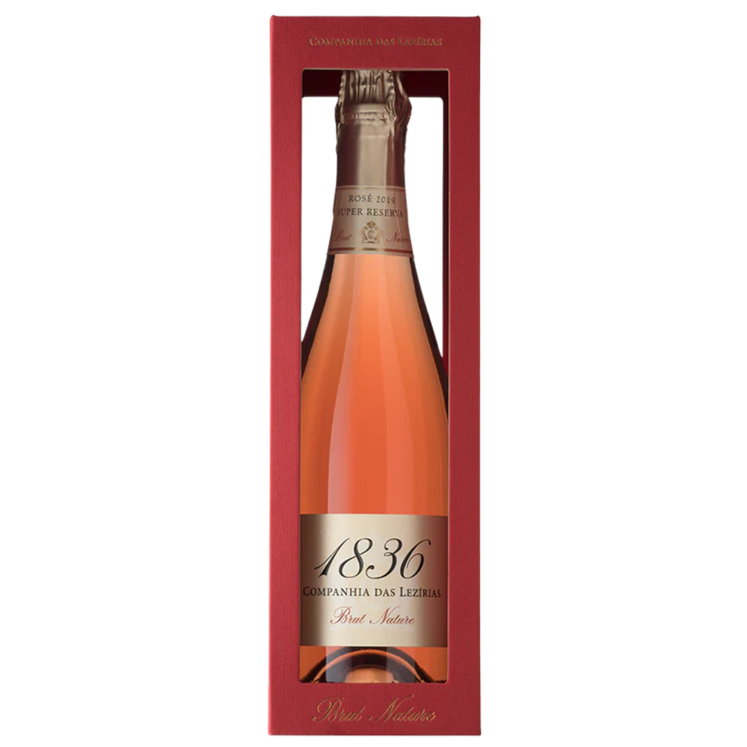 Vin mousseux de la société Lezírias 1836 Rosé Brut Nature 2019, 75cl