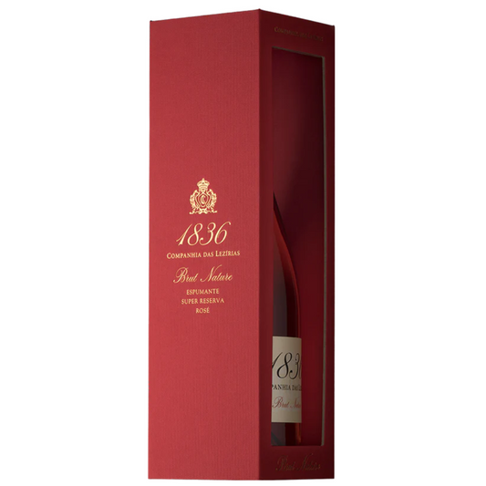 Vin mousseux de la société Lezírias 1836 Rosé Brut Nature 2019, 75cl