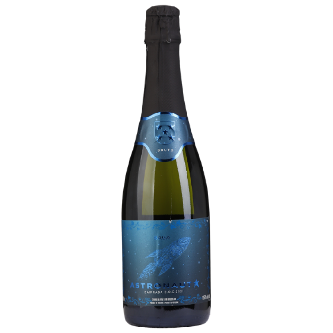 Vin mousseux astronaute Baga Blanc de Noir Blanc 2021, 75cl