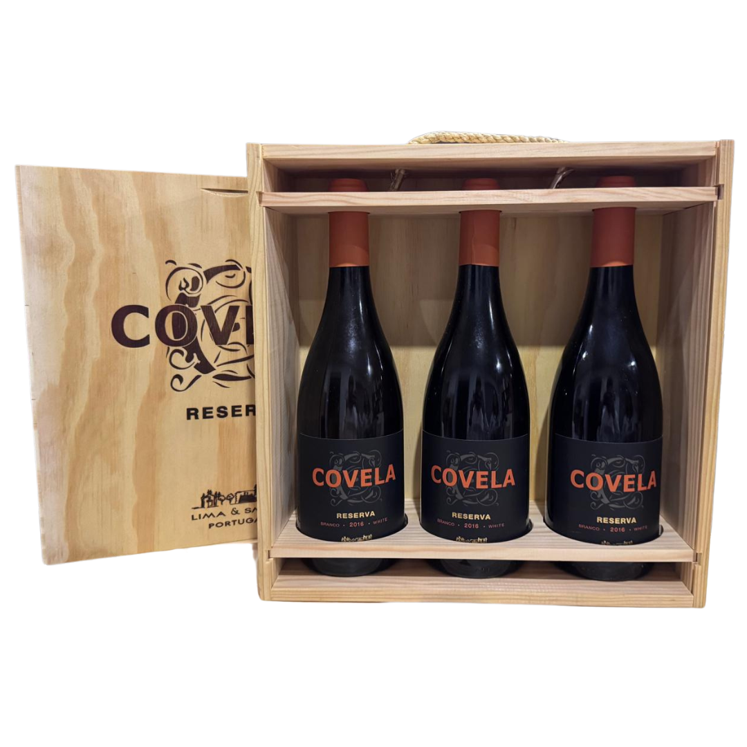 Conjunto 3 Garrafas Covela Reserva Branco 2016, 75cl
