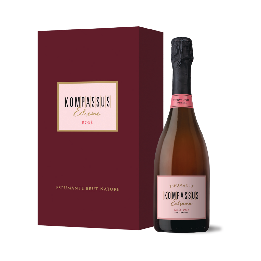 Conjunto Kompassus Espumante Extreme Rosé 2013, 75cl