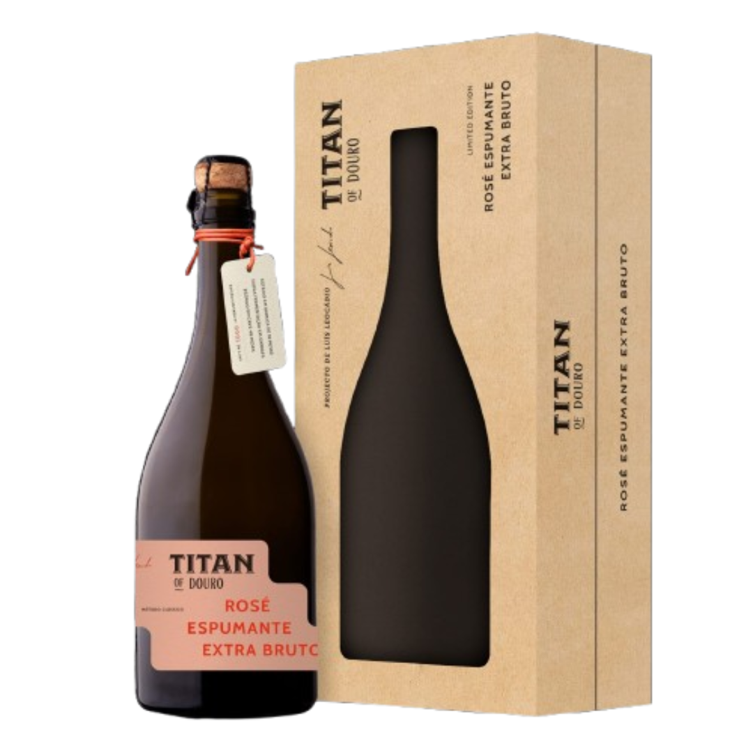 Titan of Douro Extra Brut Rosé Sparkling Wine NV 75CL