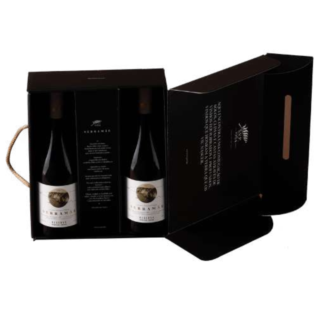 Coffret 2 Garrafas Serra Mãe Reserva Tinto 2023, 75cl