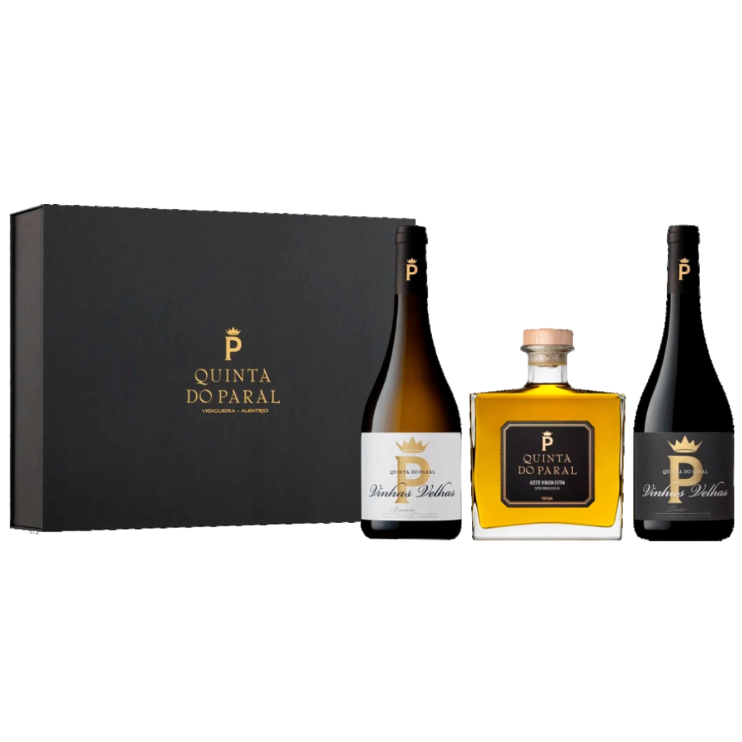 Coffret 3 Garrafas Quinta do Paral Vinhas Velhas, 75cl