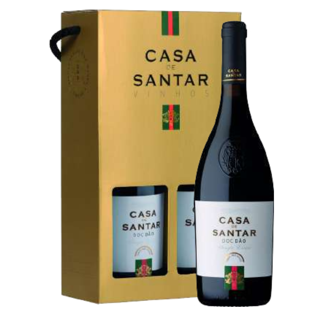 Coffret 2 Garrafas Casa de Santar Colheita Tinto 2022, 75cl