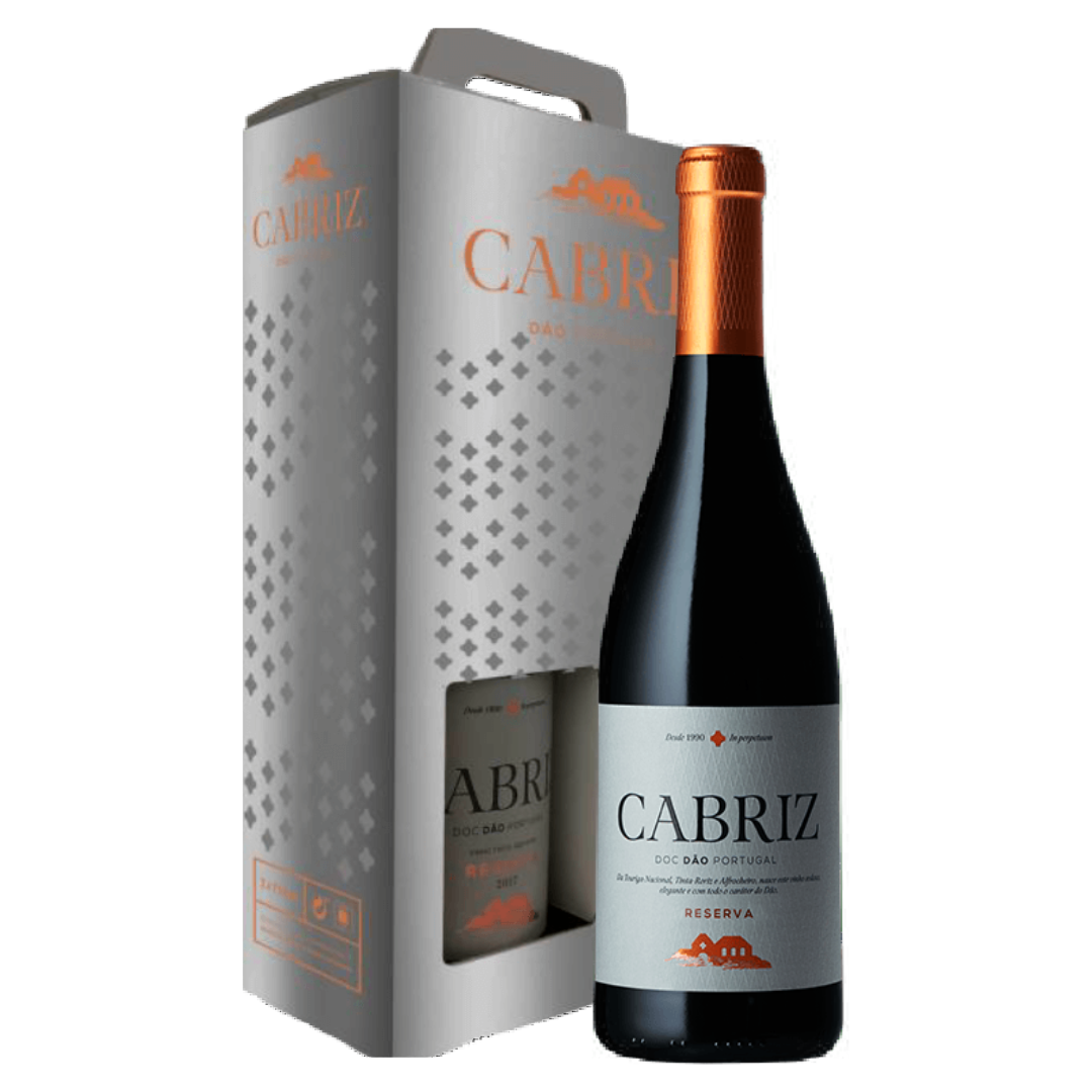Coffret 2 Garrafas Cabriz Reserva Tinto 2019, 75cl