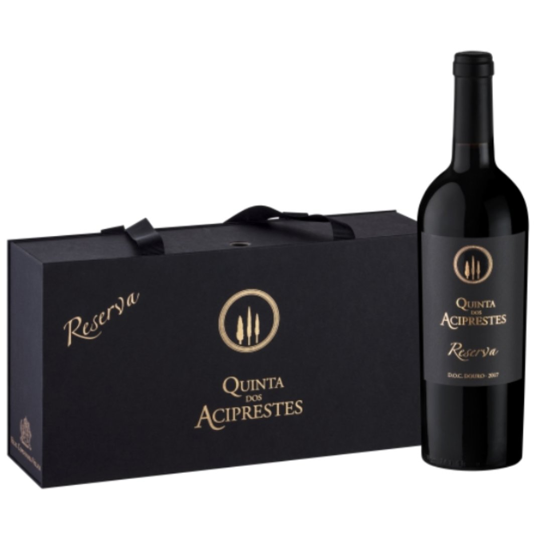 Coffret 2 Garrafas Quinta de Aciprestes Reserva Tinto 2021, 75cl