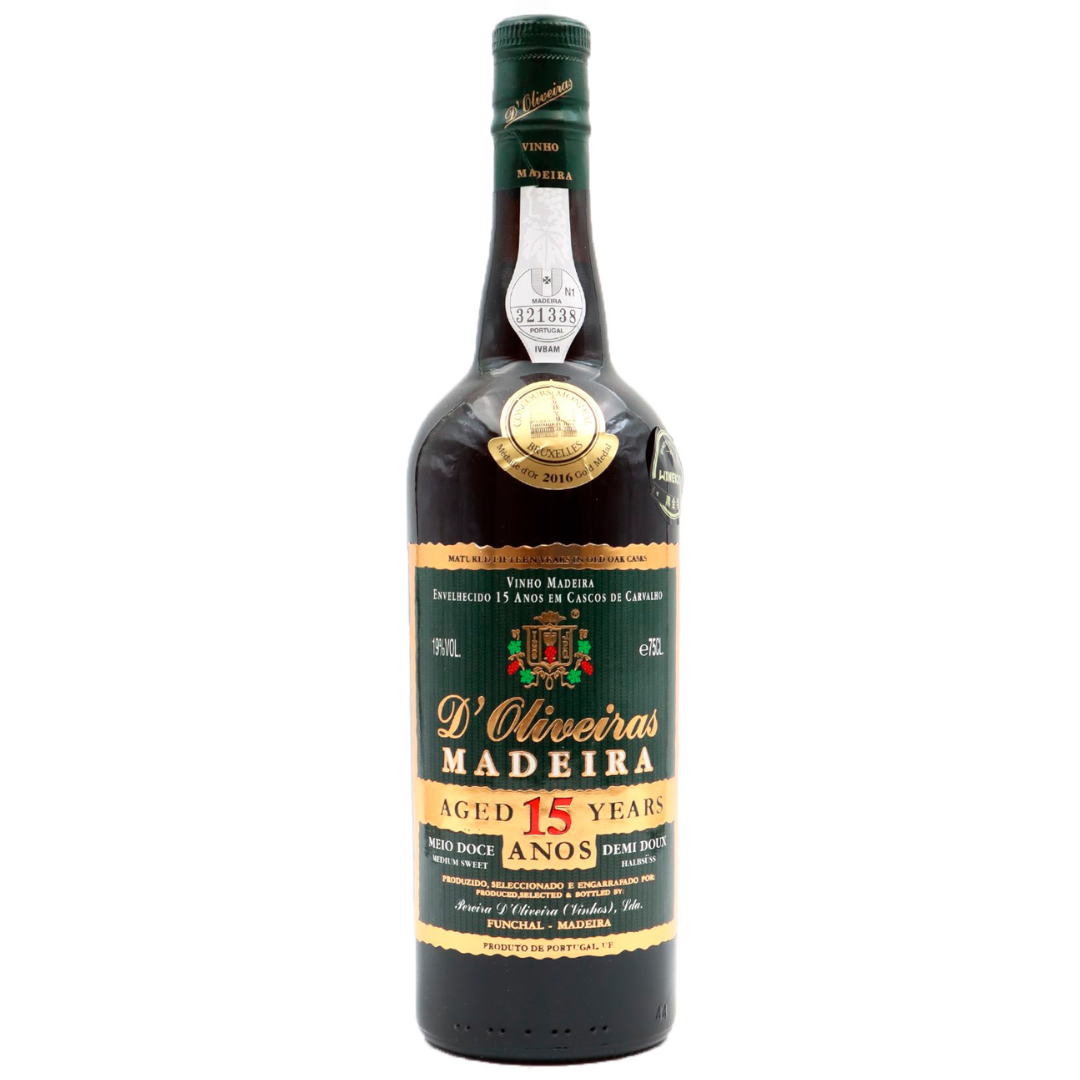 D'Oliveiras Madère Demi-Doux 15 Ans, 75cl