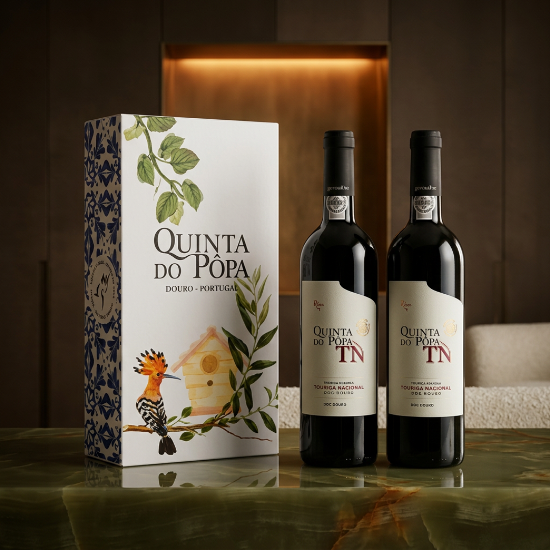 Coffret Pôpa Touriga Nacional Tinto, 75cl