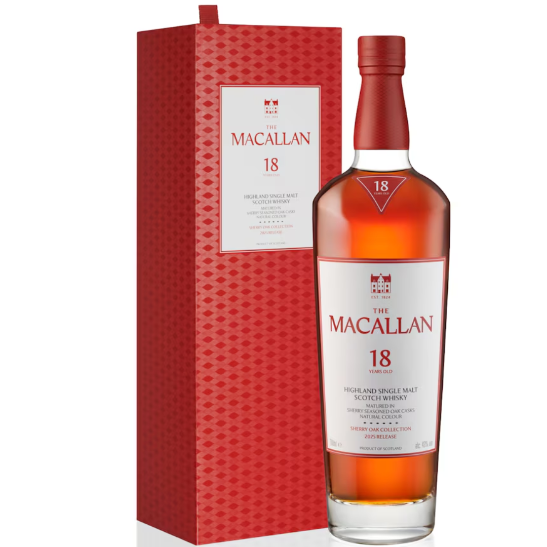 The Macallan 18 Year Old Sherry Oak Single Malt Scotch, 70cl
