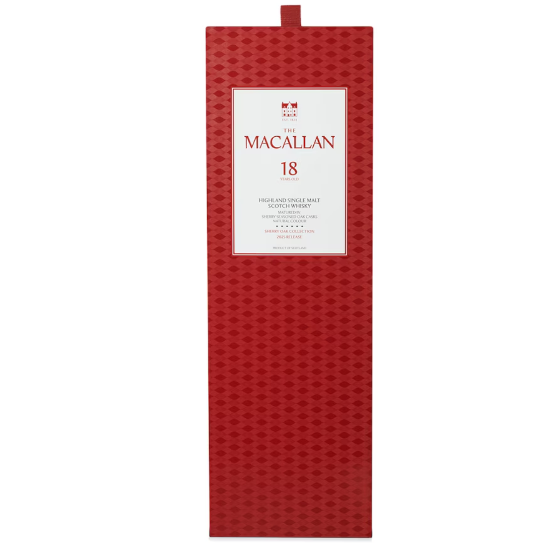 The Macallan 18 Year Old Sherry Oak Single Malt Scotch, 70cl