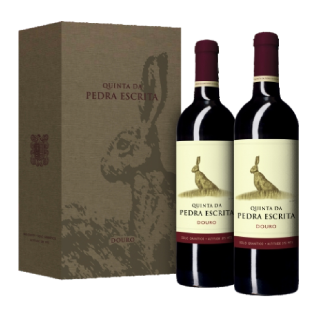 Coffret 2 Garrafas Quinta da Pedra Escrita Colheita Tinto 2021, 75cl