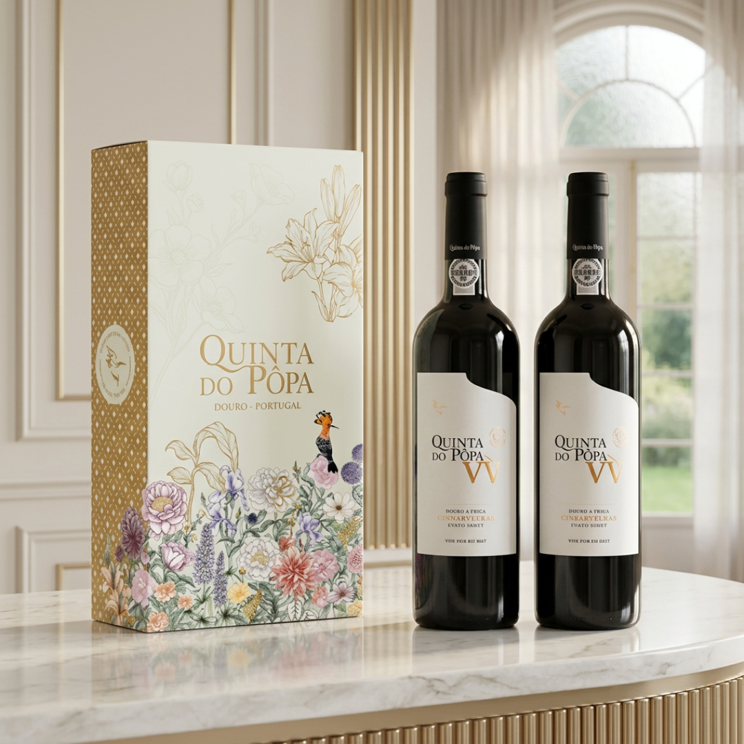 Coffret Quinta do Pôpa Vinhas Velhas Tinto, 75cl