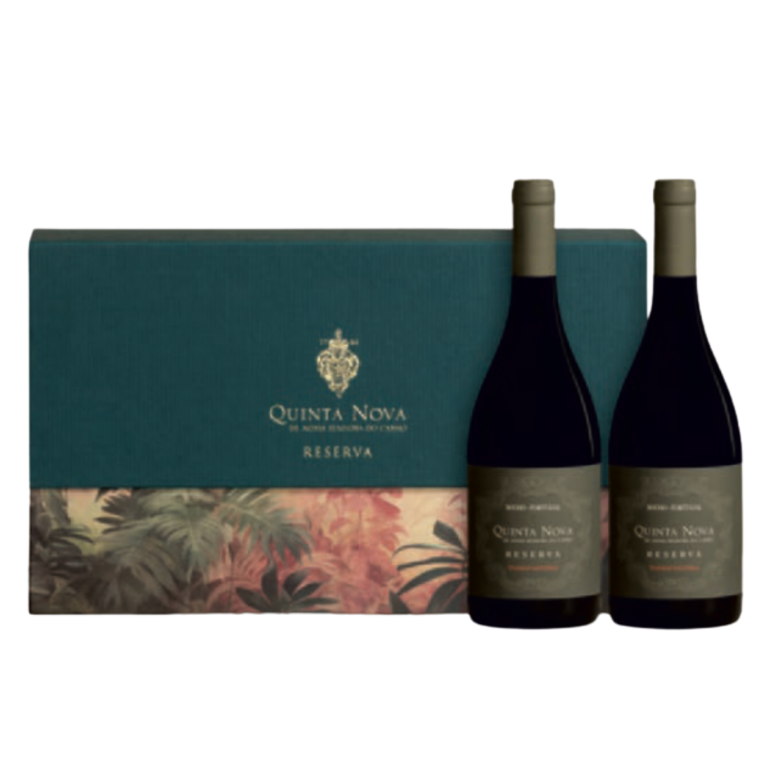 Coffret 2 Garrafas Quinta Nova Reserva Touriga Nacional 2022, 75cl