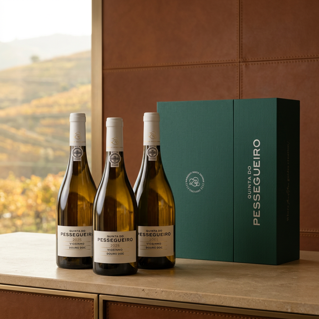 Coffret Quinta do Pessegueiro Viosinho Branco, 75cl