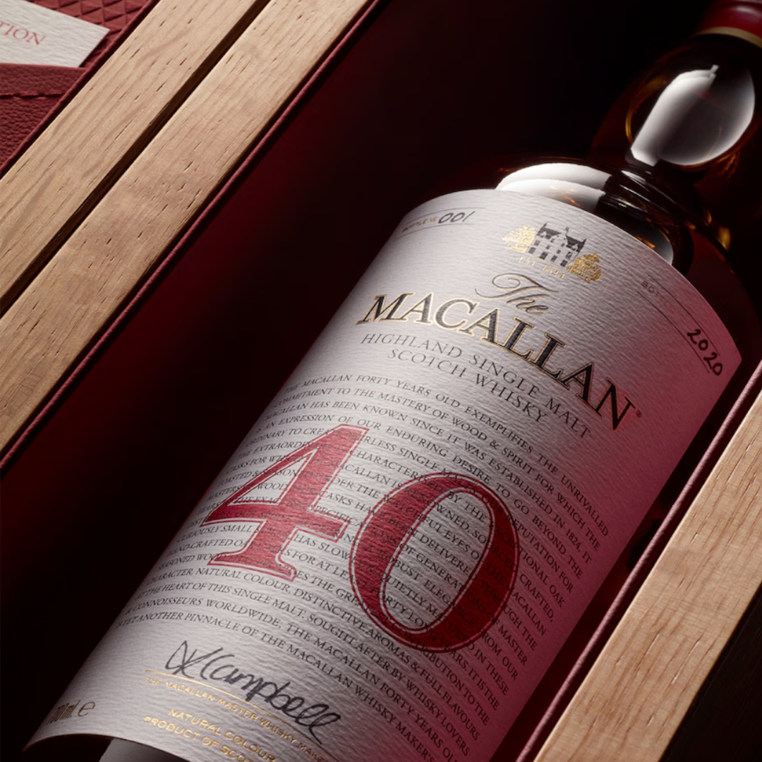 The Macallan The Red Collection 40 Years Old Single Malt Scotch, 70cl