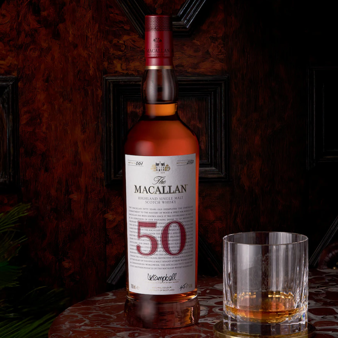 The Macallan The Red Collection 50 Years Old Single Malt Scotch, 70cl