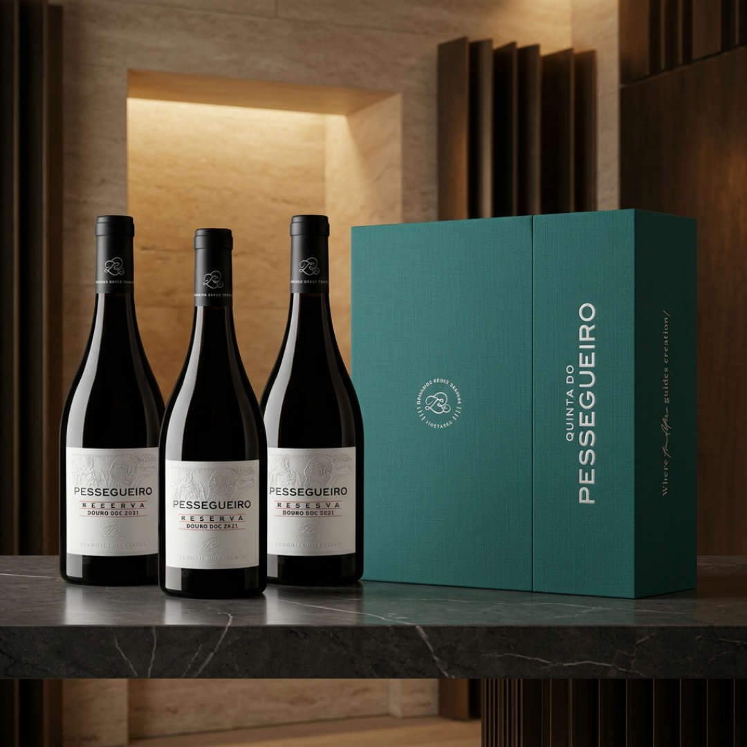 Coffret Pessegueiro Reserva Tinto, 75cl