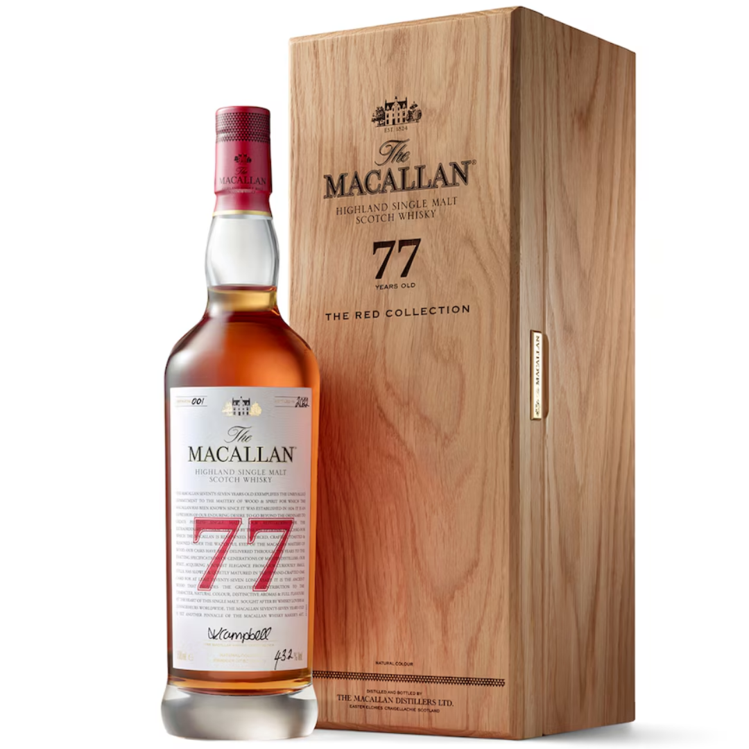The Macallan 77 Years Old The Red Collection Single Malt Scotch Whisky, 70cl