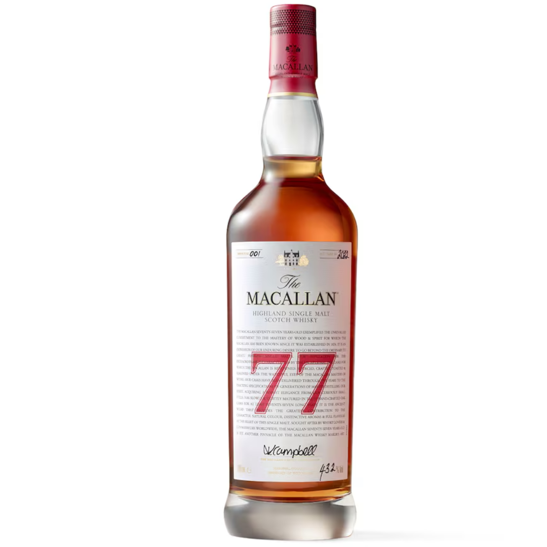 The Macallan 77 Years Old The Red Collection Single Malt Scotch Whisky, 70cl