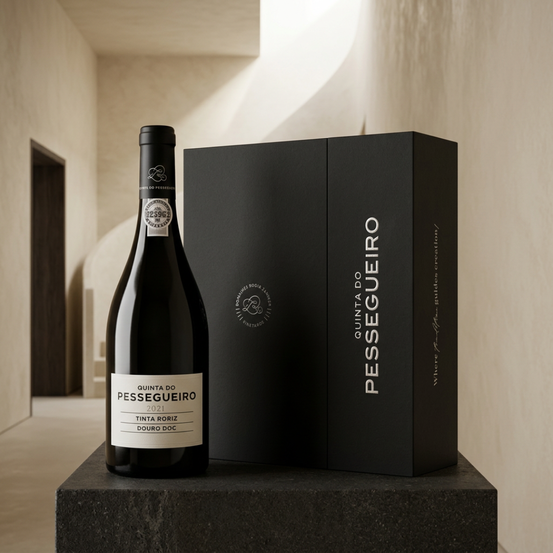 Coffret Quinta do Pessegueiro Tinta Roriz Tinto, 75cl